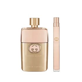 GUCCI GUILTY POUR FEMME 2 PCS SET: 3 OZ EAU DE PARFUM SPRAY + 0.33 EAU DE PARFUM SPRAY