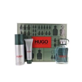 HUGO BOSS HUGO GREEN 3 PCS SET: 4.2 EAU DE TOILETTE SPRAY + 2.5 DEODORANT STICK + 1.7 SHOWER GEL