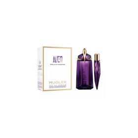 ALIEN 2 PCS SET: 3 OZ EAU DE PARFUM REFILLABLE SPRAY + 0.3 EAU DE PARFUM REFILLABLE SPRAY