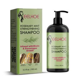 Rosemary Mint Shampoo Moisturizing Supple Hair Repair Dry Frizz Refreshing Shampoo Hair Care (Option: 100 Ml)