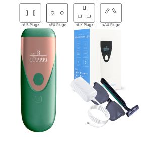 Bikinis IPL Hair Removal LCD Display Perm (Option: Green-With box-US)