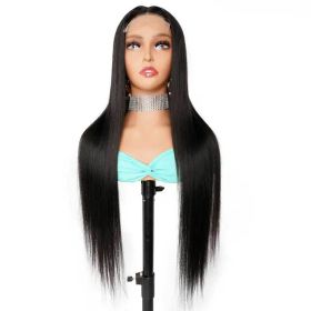 Pre Plucked Long 16 24 30 Inches 4*4 Frontal 4x4 HD Lace Front Virgin Brazilian Human Hair Bodywave Body Wave Closure Wig (Streteched Length: 16 Inches (403mm) (+$25.00))