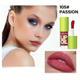 Color-changing Lipstick Jelly Lipstick Temperature-changing Lipstick Moisturizing Moisturizing Glossy Lipstick Lip Glaze Lip Primer (Color: #105)