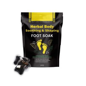 Herbal Shaped Foot Bath Bag (Color: Black)